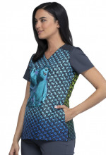 Zdravotnícke oblečenie - Dámska blúza s potlačou PRÍŠERKY