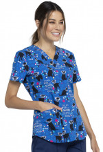 Zdravotnícke oblečenie - Dámska blúza s potlačou PO OPERÁCII