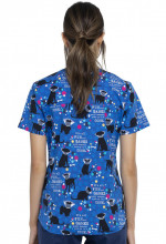 Zdravotnícke oblečenie - Dámska blúza s potlačou PO OPERÁCII