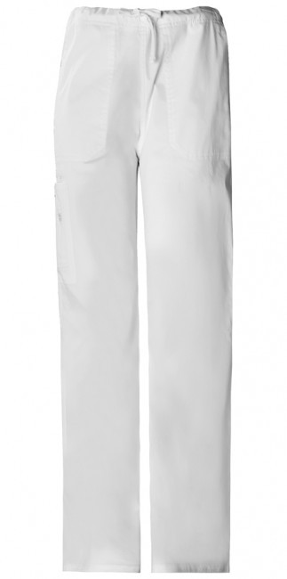 Zdravotnícke oblečenie - Športové nohavice s uväzovaním - biela