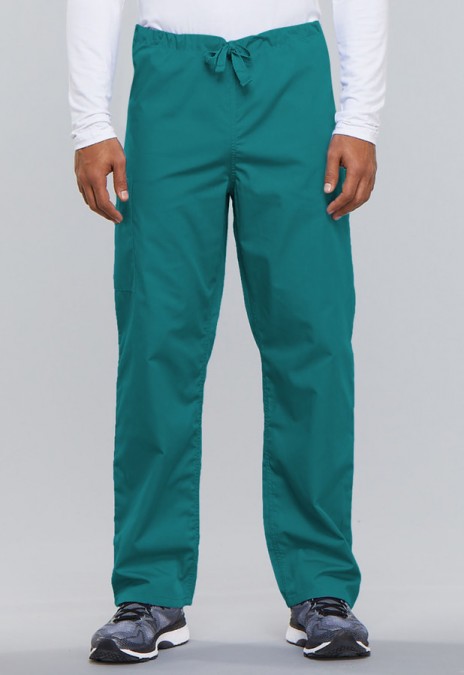 Zdravotnícke oblečenie - Nohavice so šnurovaním - modrozelená
