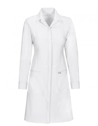 Zdravotnícke oblečenie - Štýlový dámsky plášť - biely