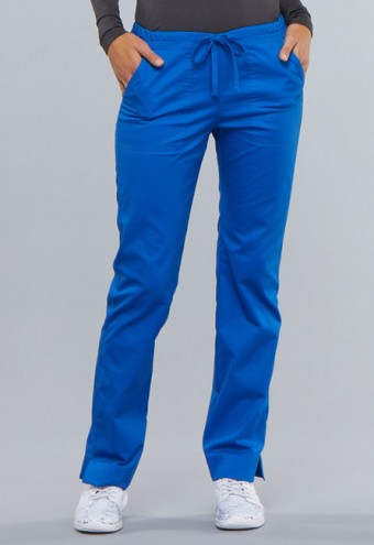 Zdravotnícke oblečenie - Dámske nohavice úzkeho strihu- kráľovská modrá