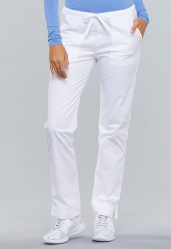Zdravotnícke oblečenie - Dámske nohavice úzkeho strihu - biele