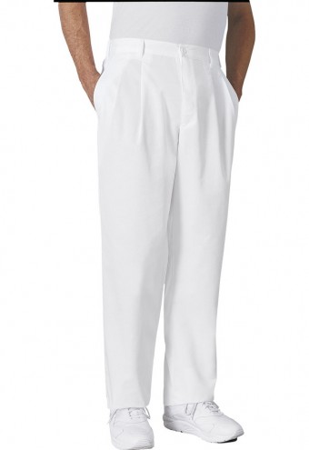 Zdravotnícke oblečenie - Pánske nohavice - biela