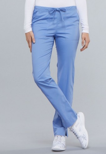 Zdravotnícke oblečenie - Dámske nohavice úzkeho strihu - nebeská modrá