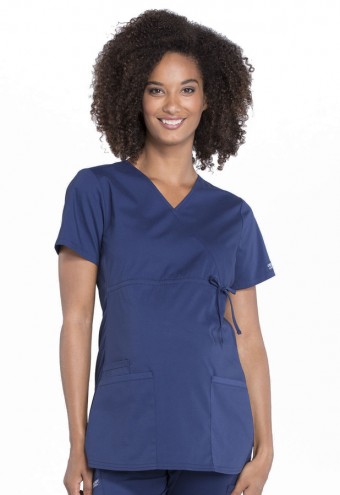Zdravotnícke oblečenie - Tehotenská dámska blúza „MATERNITY“ – námornícka modrá