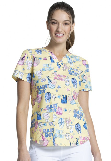 Zdravotnícke oblečenie - Dámska blúza HEY BABY