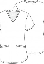 Zdravotnícke oblečenie - Dámska blúza SANITKA