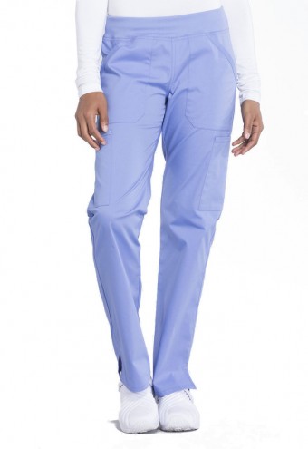 Zdravotnícke oblečenie - Dámske nohavice s elastickým pásom na gumu - nebeská modrá