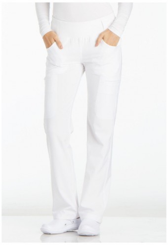 Zdravotnícke oblečenie - Pracovné nohavice s vysokým pásom IFLEX - biela