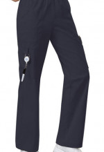 Zdravotnícke oblečenie - Dámske športové nohavice s gumou v páse - cínová