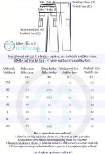 Zdravotnícke oblečenie - Dámske športové nohavice s gumou v páse - cínová