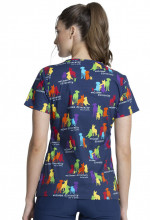 Zdravotnícke oblečenie - Dámska blúza VETERINÁRNA KLINIKA