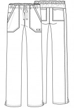 Zdravotnícke oblečenie - Dámske nohavice 5 vreckové - kráľovská modrá