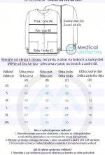 Zdravotnícke oblečenie - Dámska blúza s dlhým rukávom na zapínanie s potlačou 