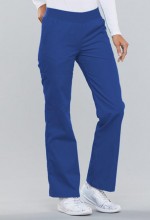 Zdravotnícke oblečenie - Dámske nohavice s elastickým pásom - galaktická modrá